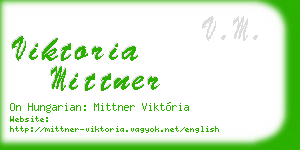 viktoria mittner business card
